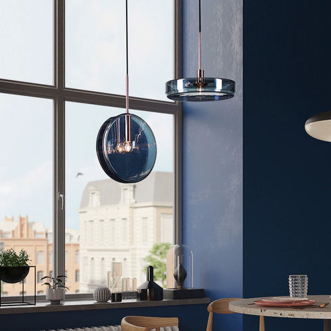 Nordic Art Glass Chandelier Modern Minimalist Bedroom Study Restaurant Bar Clothing Store Soft Lighting