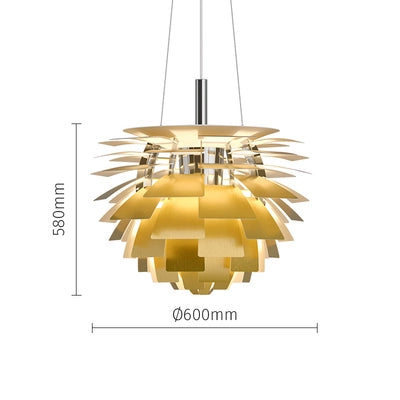 PH Pine Cone Nordic Simple Modern Danish Lamp Bedroom Living Room Dining Room Sales Department Villa High-end Place, Chandelier