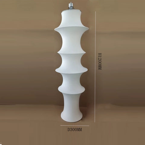 New Chinese-style Wabi Sabi Creative Modern Japanese-style Dining Room Living Room Bedroom Study Staircase Bar Tea Room Fabric Long Chandelier