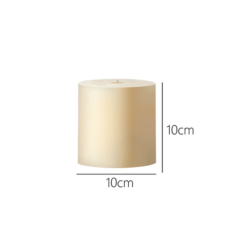 Shaped Large Wabi Candlestick Solid Wood Glass Cover Multi-core Candle French Restaurant Wedding Romantic Atmosphere Ornament