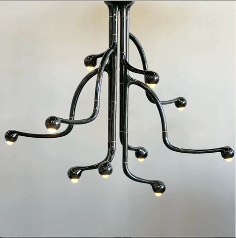 New Artistic Minimalist Modern French Creative Bedroom Model Room Wabi Sandy Wind Villa Living Room Dining Room Chandelier