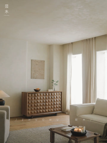 Reclaimed Wood Transformation | Vintage Wabi-Sabi Sideboard Entrance Hall Storage Unit | Solid Wood Living Room Cabinet