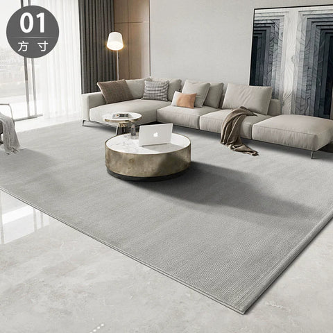Carpet Living Room Modern Simple Nordic Home Coffee Table Blanket Bedroom Bedside Bed Front Blanket Gray Lines Can Be Customized