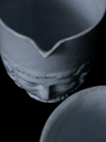 Astier De Villatte Visage Mug, Water Kettle, Handmade Pottery