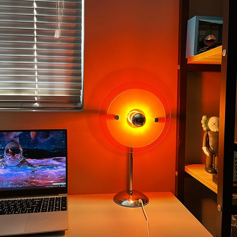 Table Lamp Ambient Lamp Bedside Lamp Decoration Bauhaus Colorful Retro Creative Wabi Sabi Medieval Bedroom Night Lamp