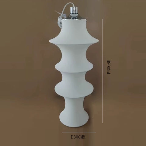 New Chinese-style Wabi Sabi Creative Modern Japanese-style Dining Room Living Room Bedroom Study Staircase Bar Tea Room Fabric Long Chandelier