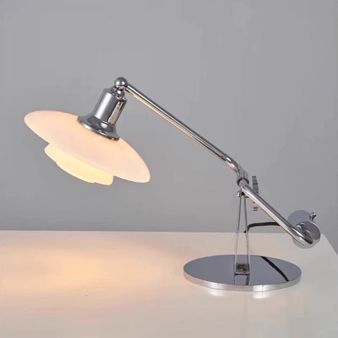 Danish Classic Medieval Vintage Desk Piano Lamp Retro Design Bedroom Bedside Adjustable Glass Desk Lamp