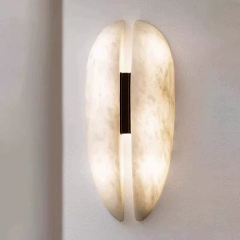 2025 New Italian Minimalist Bedroom Bedside Marble Wall Lamp Medieval Creative Study Corridor Room Decorative Lamp