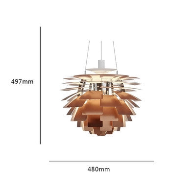 PH Pine Cone Nordic Simple Modern Danish Lamp Bedroom Living Room Dining Room Sales Department Villa High-end Place, Chandelier