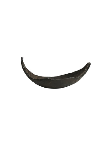 Shaped Wabi-sabi Wind Carbonized Wood Fruit Plate Black Japanese-style Home Living Room Bogu Frame Solid Wood Decoration Ornament
