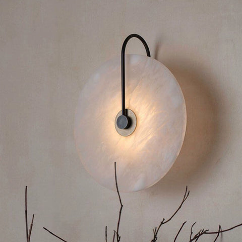 Simple Modern Personality Bedroom Bedside Nordic Art Living Room Hotel Corridor Marble Wall Lamp