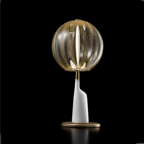 Italian Bedroom Bedside Living Room Light Luxury Crystal Glass Ball Art Desk Lamp