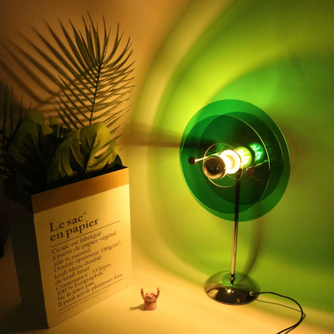 Table Lamp Ambient Lamp Bedside Lamp Decoration Bauhaus Colorful Retro Creative Wabi Sabi Medieval Bedroom Night Lamp