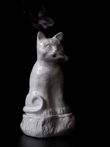 Astier De Villatte Handmade Incense Holder, Incense Burner, Aromatherapy, Fragrance, Gift