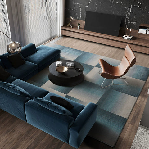 Modern Minimalist Carpet Living Room Black Bedroom Bedside Blanket Villa Mansion Advanced Light Luxury Thickened Environmentally Friendly Home