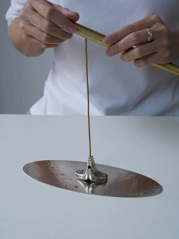 Copperaura Brass Palm Incense Holder - Handmade Incense Burner, Aromatherapy Burner, Incense Stick Holder, Incense Burner