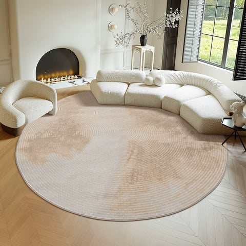 Round Carpet Living Room Simple Modern Light Luxury Italian Wabi Sabi Nordic Minimalist Flat Sofa Blanket High Sense