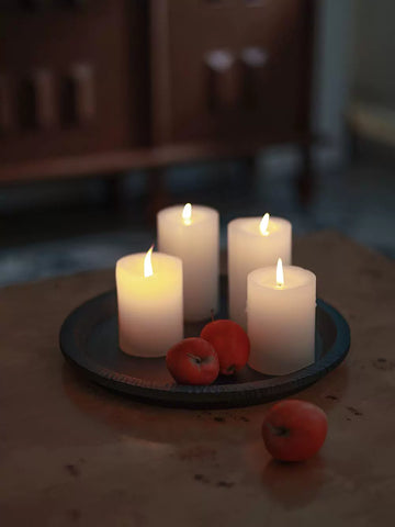 Shaped Wabi Wind Carbonized Wood Restaurant Tray Round Solid Wood Handmade Wabi Sabi Fruit Plate Jewelry Storage Plate
