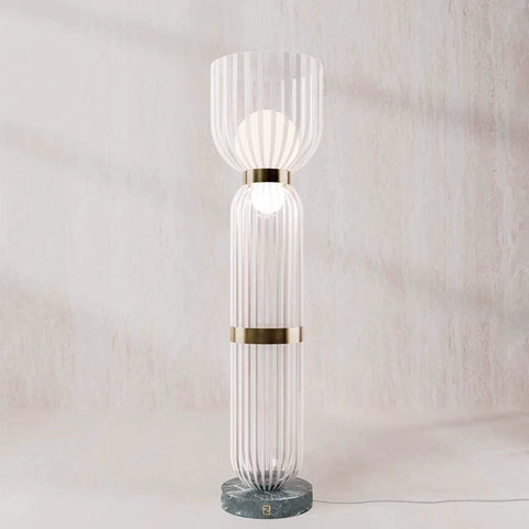 Bedside Marble Table Lamp Simple Bedroom Decorative Glass Lamp