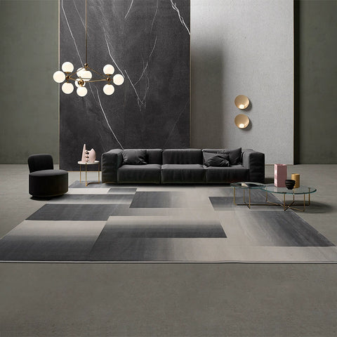 Carpet Living Room Minimalist Light Luxury Villa Home High-end Bedroom Bedside Blanket Dark Black Dirt-resistant Easy To Take Care of Thicker
