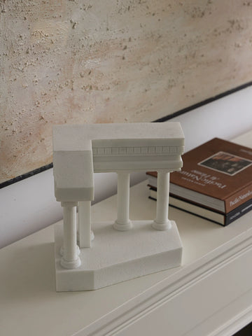 "Supershaped European Style" Marble Corridor Corner "medieval Style Ancient Roman White Architectural Model French Decorative Ornaments