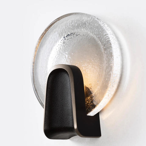 Italian Light Luxury All-copper Glass Wall Lamp Villa Duplex Building Living Room Bar Cafe Decorative Lamp