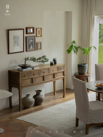 Wood/Chinese Old Cabinet Restoration | Antique Carved Cabinet Recycling Folk Old Cabinet Classical Ming and Qing Dynasty Classic Cabinet