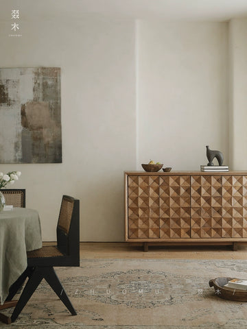 Reclaimed Wood Transformation | Vintage Wabi-Sabi Sideboard Entrance Hall Storage Unit | Solid Wood Living Room Cabinet