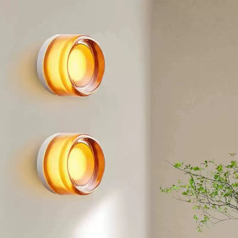 Modern Minimalist Glass Wall Lamp Nordic Aisle Bedroom Bedside Lamp Ambient Decoration Bathroom Mirror Headlamp