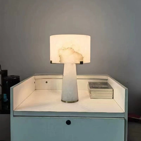 Simple Modern Spanish Marble Living Room Model Room Study Sales Office Bedroom Bedside Table Lamp