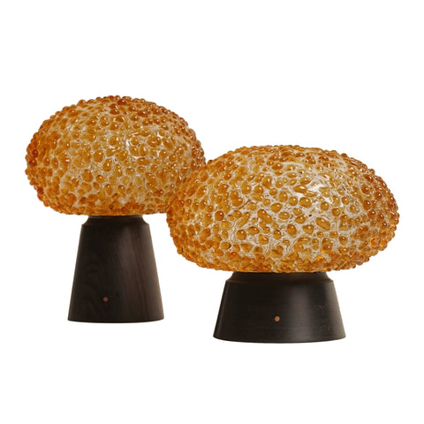 Yuki Saki Light | Black Light, Handmade Glass Ambient Light Night Light Decorative Light Ceramic Light Solid Wood Light New Year's Gift