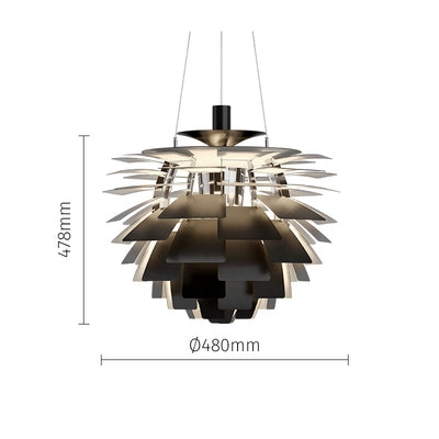 PH Pine Cone Nordic Simple Modern Danish Lamp Bedroom Living Room Dining Room Sales Department Villa High-end Place, Chandelier