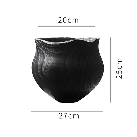 Shaped Medieval Solid Wood Pier Base Circular Pillar Sculpture Table Bed and Breakfast Living Room Sofa Side Decoration Flower Utensils