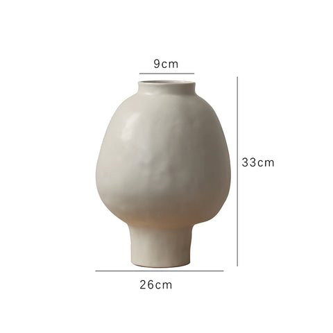 Shape French Medieval Style Ceramic Vase Home Porch B & B Hydroponics Ins Wind Flower Arrangement Ornament
