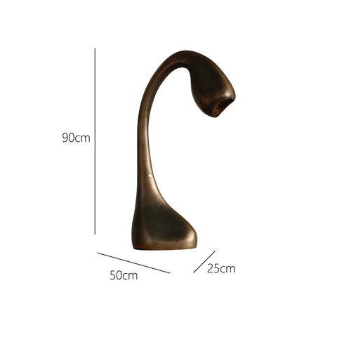 Shape French Bud Sculpture Floor Lamp FRP Stepless Dimming Living Room Bedroom Natural Growth Ambient Light