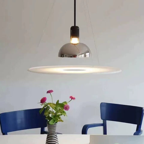 Italian Restaurant Chandelier Simple Modern Study Flying Saucer Dining Table Minimalist Lamp