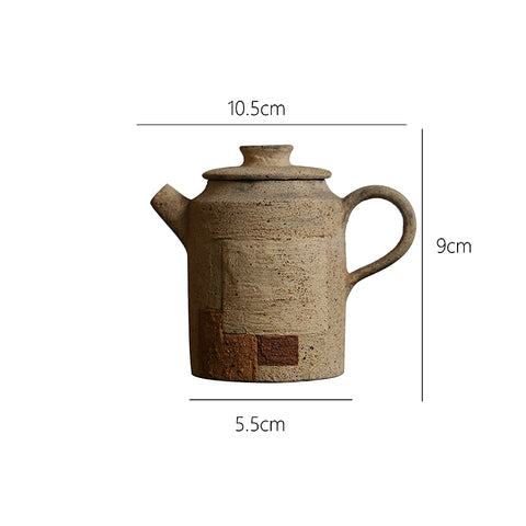 Shape Feng Zheyuan Thick Ceramic Vase Japanese Tea Room Ornament Living Room Flower Arrangement Home Wabi Sabi Zen Decoration
