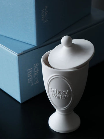 School of Paris Scented Candle - Fragrance Plant Essential Oil - Rose & Woody Scent - Indoor - Gift