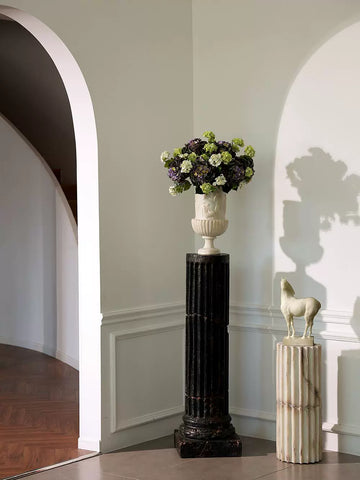 French-style Medieval Style Ornament, Ancient Greek Sculpture, Villa Hotel Lobby, Roman Column Floor Installation