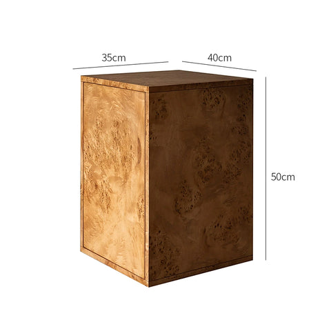 Shaped French Medieval Tree Tumor Bedside Table Wooden Pier Floor Ornament Sofa Side Table Living Room Home Small Coffee Table