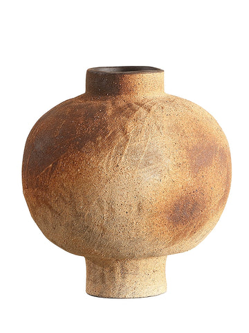 Shape Feng Zheyuan Thick Ceramic Vase Japanese Tea Room Ornament Living Room Flower Arrangement Home Wabi Sabi Zen Decoration