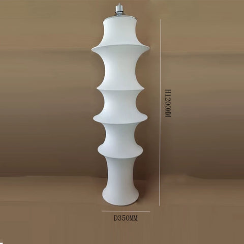 New Chinese-style Wabi Sabi Creative Modern Japanese-style Dining Room Living Room Bedroom Study Staircase Bar Tea Room Fabric Long Chandelier