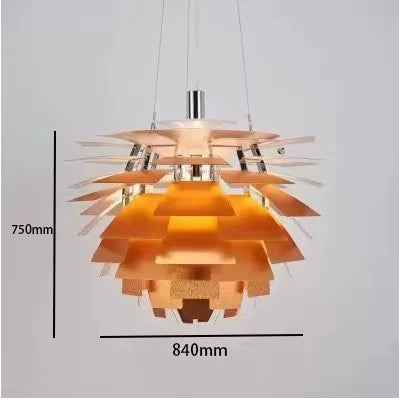 PH Pine Cone Nordic Simple Modern Danish Lamp Bedroom Living Room Dining Room Sales Department Villa High-end Place, Chandelier