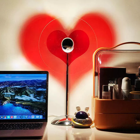 Love Desk Lamp Creative Romantic Night Light Ambient Light Photo Lamp Valentine's Day Medieval Ins Birthday Gift Mood