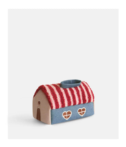 "love You" Series Heart-shaped Tissue Box Cover - Fabric Storage Box for Living Room Coffee Table Desktop