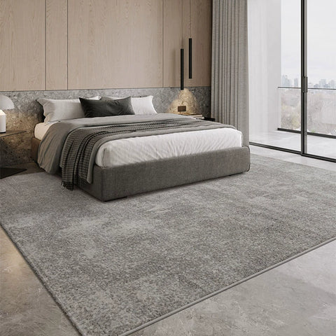 Carpet Bedroom Bedside Blanket, Gray At The End of The Bed, Light Luxury and High-end Sense of Home Use, Sitting and Sleeping, Thickened, Dirt-resistant, Silent and Environmentally Friendly
