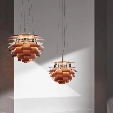 PH Pine Cone Nordic Simple Modern Danish Lamp Bedroom Living Room Dining Room Sales Department Villa High-end Place, Chandelier