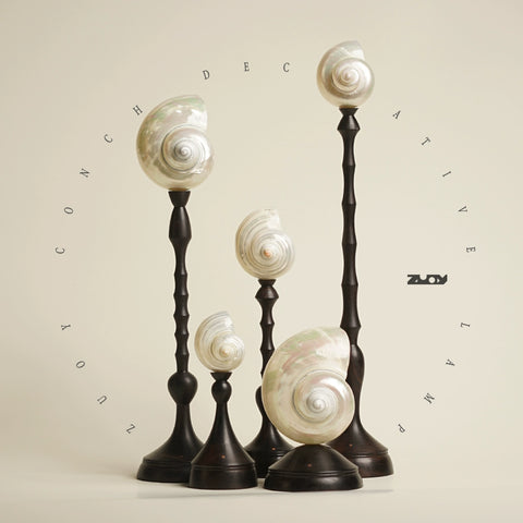 Yuki Saki Lamp | Moonlight, Natural Conch Sandalwood Charging Decorative Desk Lamp Festival Gifts