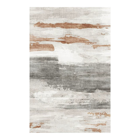 Carpet Living Room Coffee Table Blanket Modern Simple Nordic Style Bedroom Bedside Bed Front Blanket Short Hair Stain Resistant Orange
