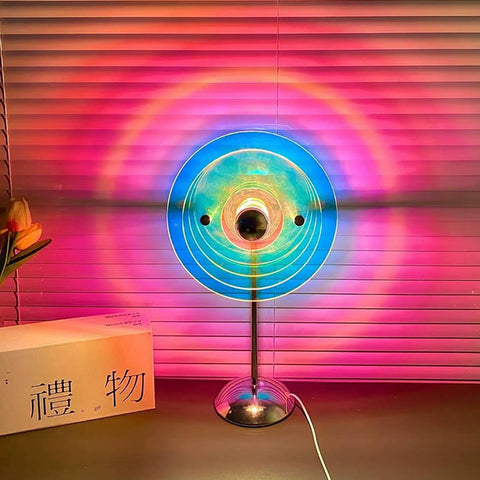 Table Lamp Ambient Lamp Bedside Lamp Decoration Bauhaus Colorful Retro Creative Wabi Sabi Medieval Bedroom Night Lamp